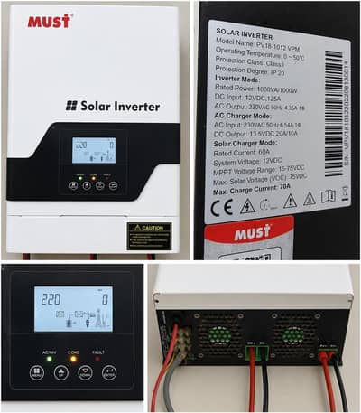 MUST Hybrid Solar Inverter | Solar Panels & Batteries Supported