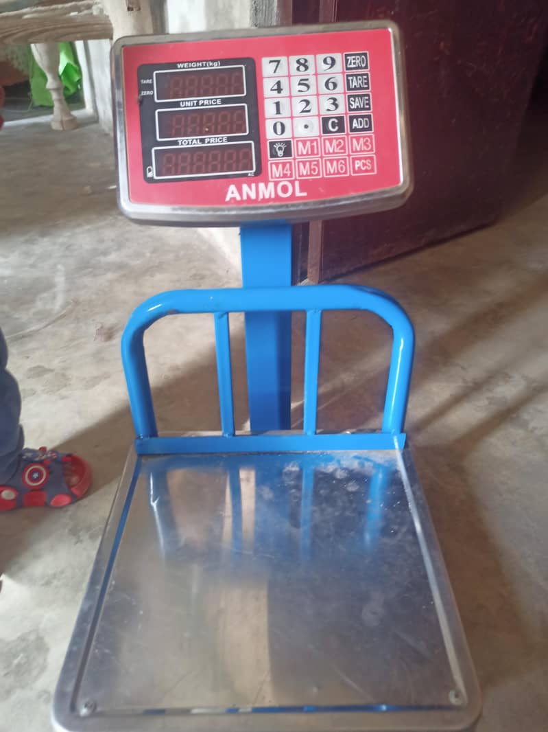 digital weight scale 0