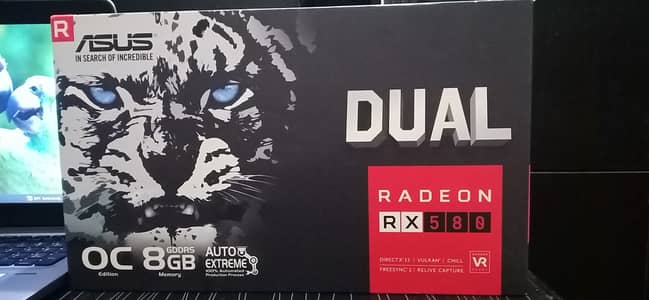 ASUS Dual Radeon RX 580 OC Edition 8GB 8GB OC Edition
