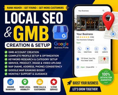 GMB profile setup services