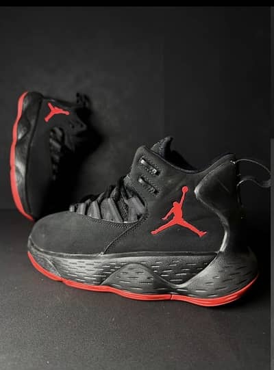 Jordan Super. Fly MVP Black/Infrared – Premium Basketball Sneakers |