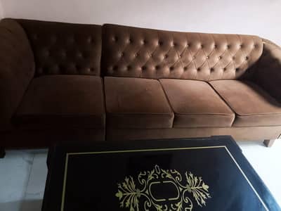 L shaped sofa available