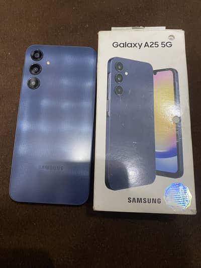 Samsung A25 5G 8/256 GB  Box And Cabile  5000MAH battery  for sale