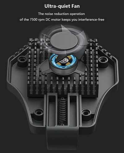Memo DL01 Phone Cooler - Fast Silent Clip Fan