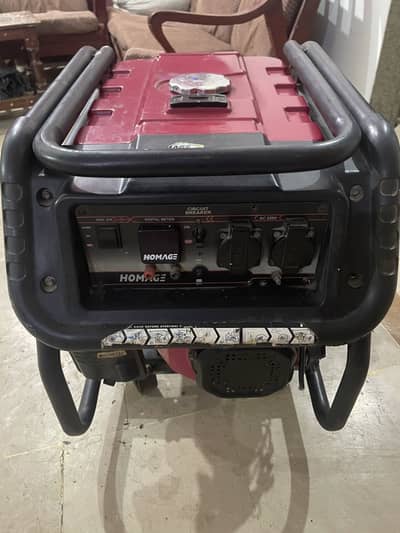 Homage 3kv Generator Petrol & Gas Running