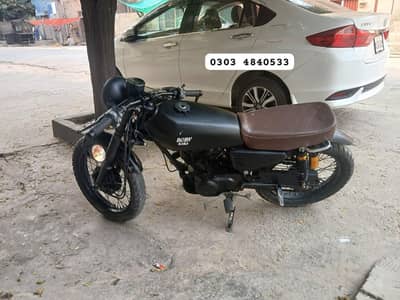 Honda 125 cafe racer modified