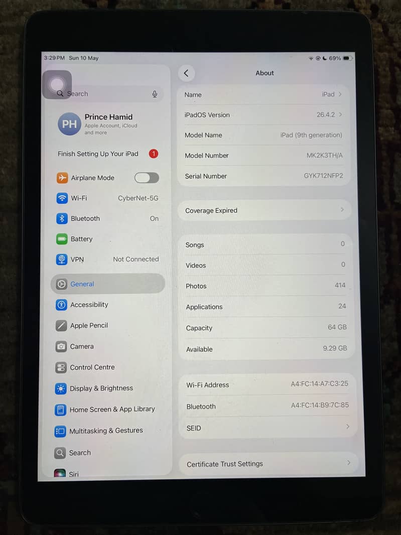 iPad 9 generation 5