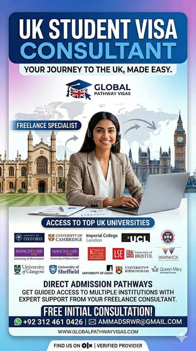UK Student Visa Consultant (Freelance Specialist)