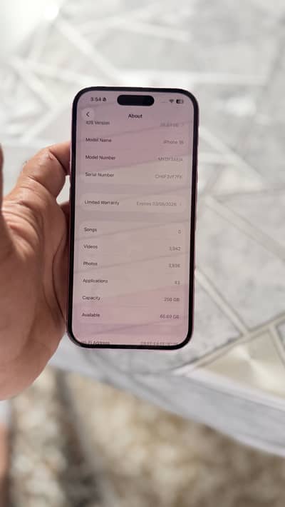 IPHONE 16 256GB NON PTA