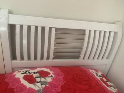 2 Single Bed white colour