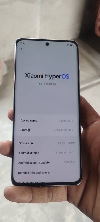 Xiaomi 12x Dual sim Approved
