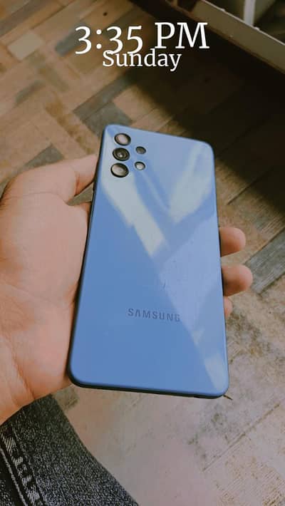 samsung a32 PTA approved with box 6/128 panel me nishan ha thora panel