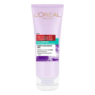 Loreal Revitalift Hyaluronic Acid Oil Control Face Wash 100ml