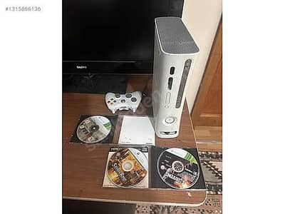 XBOX 360 320GB Many Games installed No any fault.