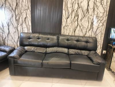 7 seater leather sofa set