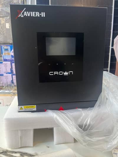 Crown Hybrid inverter 4.2kw /6.2 / 10.2 BMS   double output box new
