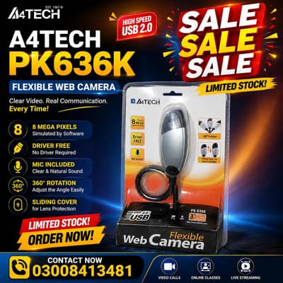 A4TECH webcam with built-in mic