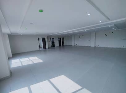 LIKE BRAND NEW HALL, TILED FLOORING, M/F WASHROOMS, KITCHEN, VAST PARKING FOR RENT