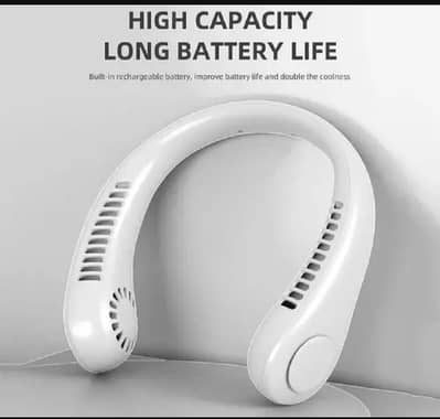 rechargeable neck fan