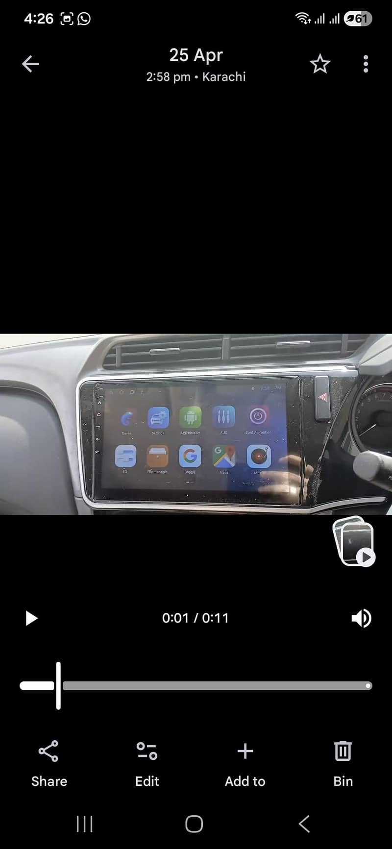 Android screen wit Panel 10inch 0
