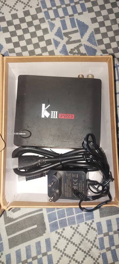 Mecool k3 Android  Tv Box With Dish Receiver Imported