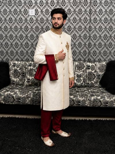 Elegant Groom Sherwani Suit 