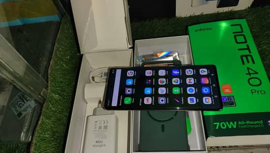 infinix Note 40 pro Plus 24gb 256gb PTA approved03316392199