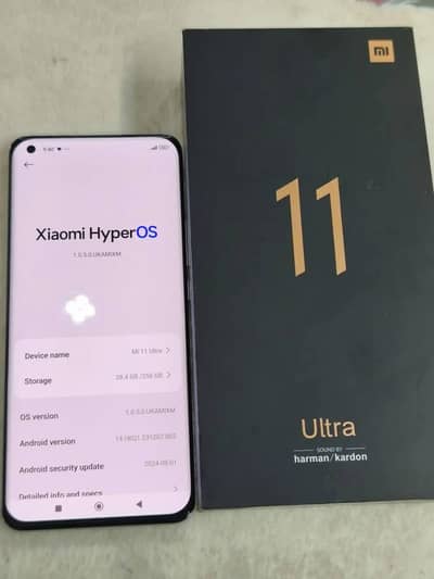 MI 11 ultra 12gb 256 gb PTA approved official 03316392199