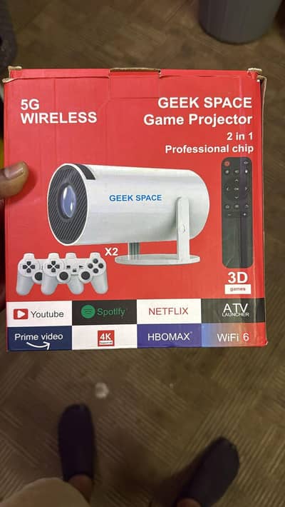 projector available with 19000 games 
