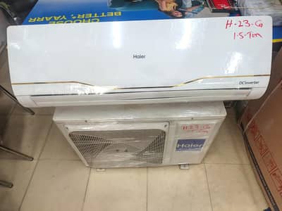 Haier 1.5 ton DC inverter long throw heat and cool/0321/080/7777/