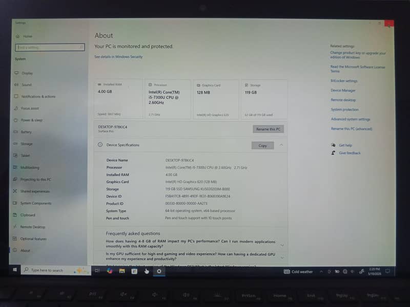 Microsoft surface pro 4