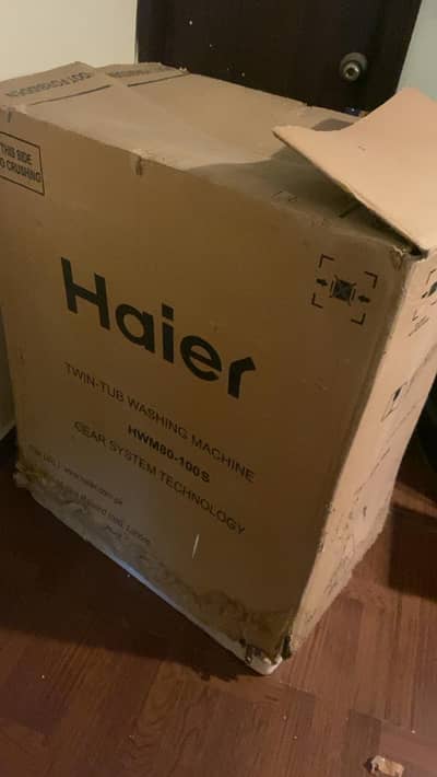 Haier washing machine new