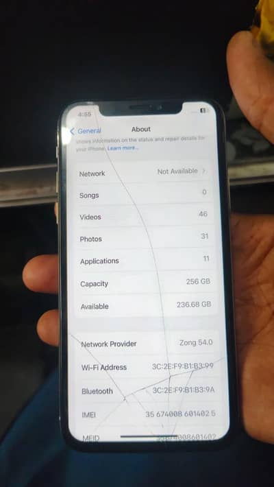 I phone x jv 256