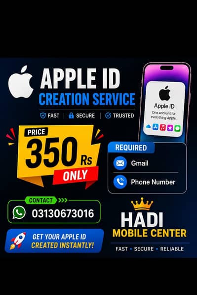 Apple ID banwain Ghar bathy.