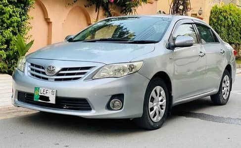Toyota corolla GLI 2013 body totally genuine 100%