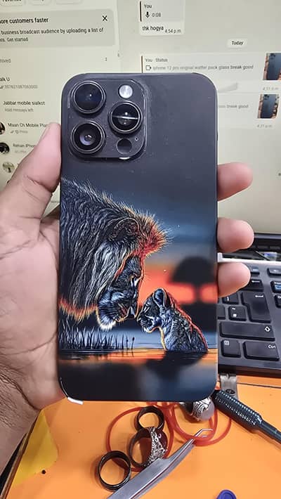 iphone 15 pro max 256 gb minor back break reasonable price