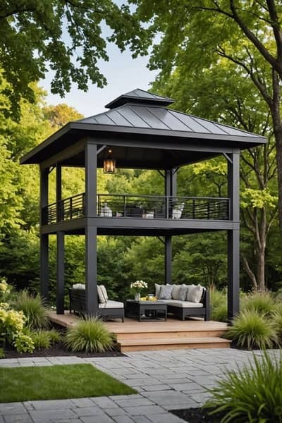 Modren Gazebo Making at your House roof top or Garden