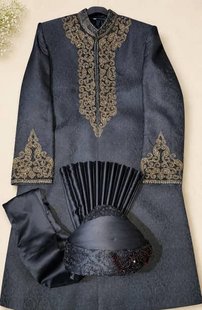 Sherwani+Kulah      Size medium