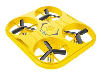 Mini Quadcopter Drone Yellow White 360 Flips  LED Lights