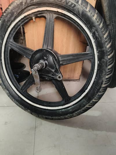HONDA CG125 ALLOY WHEELS