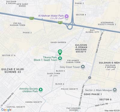 120 SQ YARD CORNER LEASED PLOT FOR SALE IN SAADI TOWN