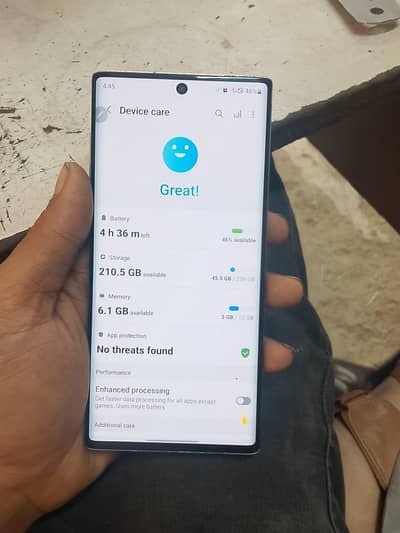 Samsung note 10 5g 12gb 256gb exchange possible