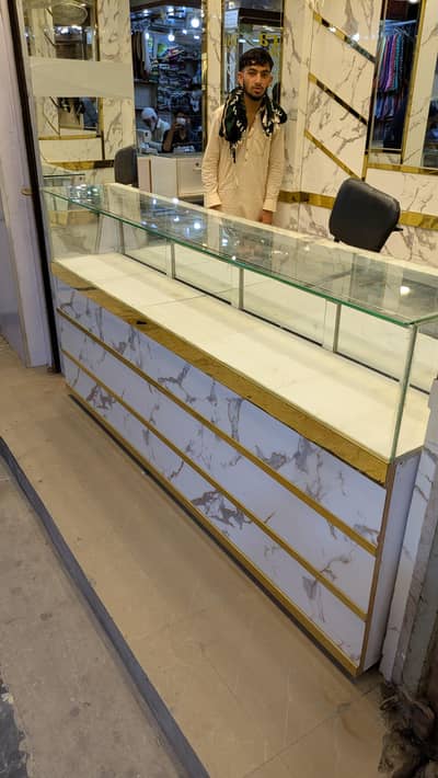 3 Shop Display Counters Glass Showcase for Jewelry/Mobile/Watch