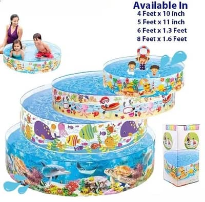Intex Air & Airless Swimming Pools 2ft, 4ft, 5ft, 6ft, 8ft Available