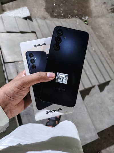 Samsung A16 8+8/256 full box 10 10 8 month warranty 03214048668