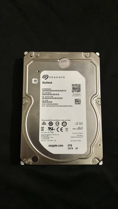 6TB Seagate SkyHawk HDD Hard Drive For PC & CCTV