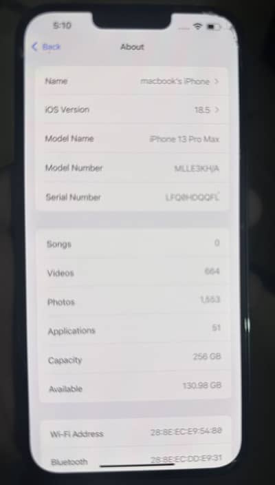 Iphone 13 pro max 256GB bypass
