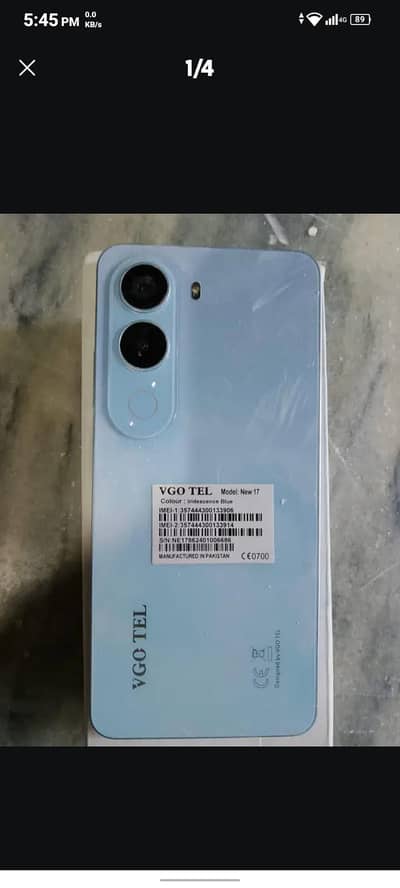 Vgo Tel New 17  Ram 4+8/64