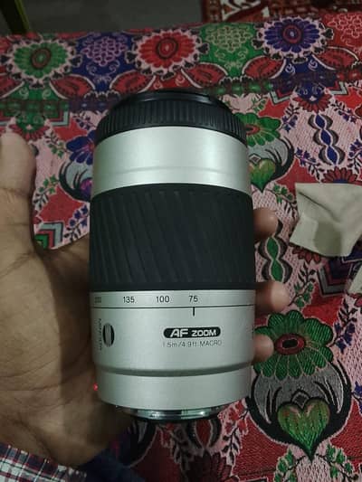 Minolta lens 75/300 AFzoom lens bilkul ok hai