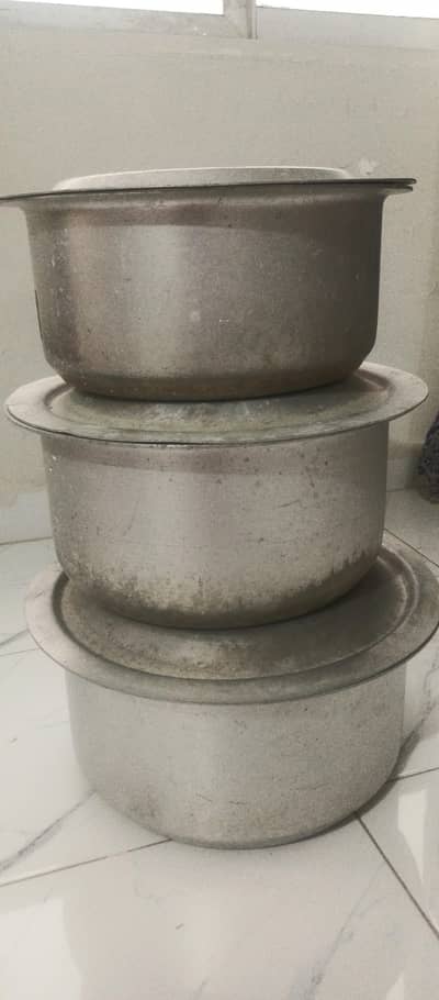 silver pateela set